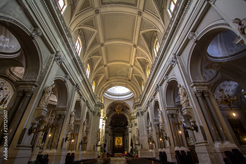 Interior of Palermo cathedral  Italy