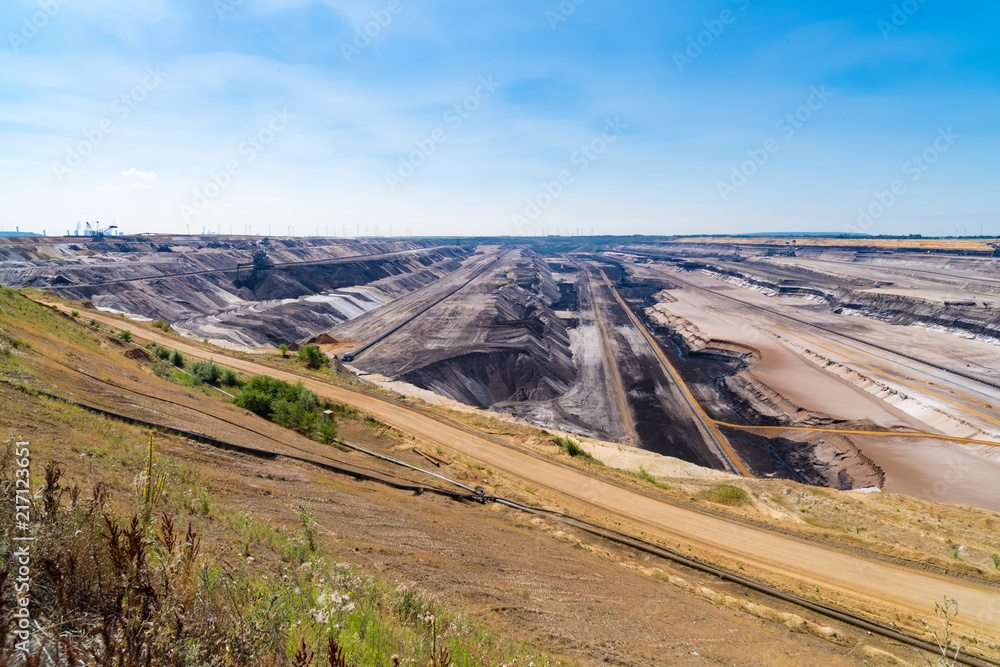lignite (brown-coal) mine in Germany
