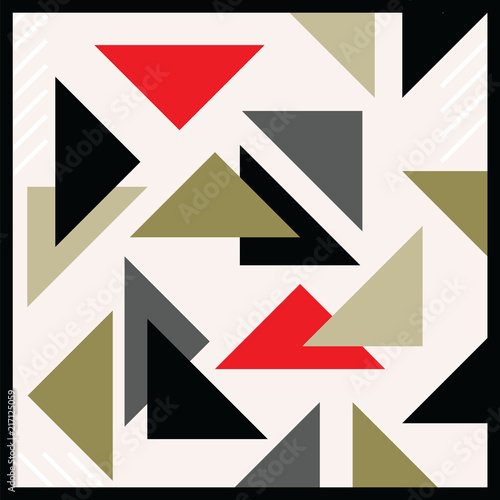 Free Download geometric scarf pattern design - GFXLoad