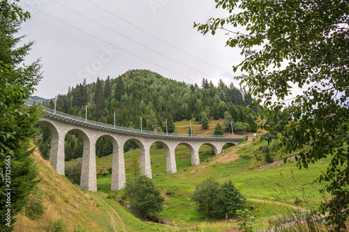 Val Bugnei Viadukt Disentis Sedrun Schweiz