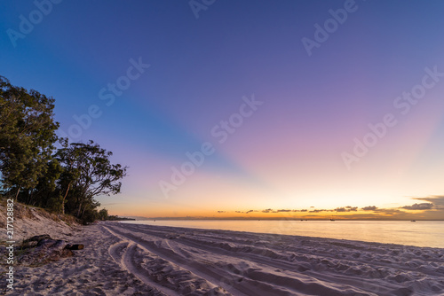 Beach Camping on Moreton Island in Queensland Australia