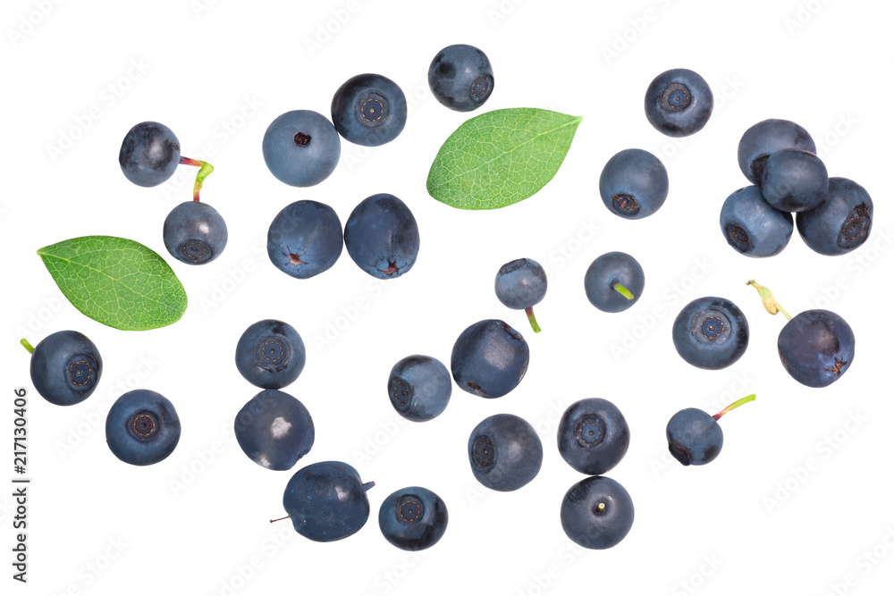 Foraged bilberries and blueberries, top, paths Foraged bilberries and blueberries, top, paths
