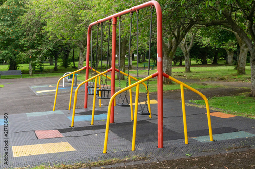 Children s Swings in a Scottish Park