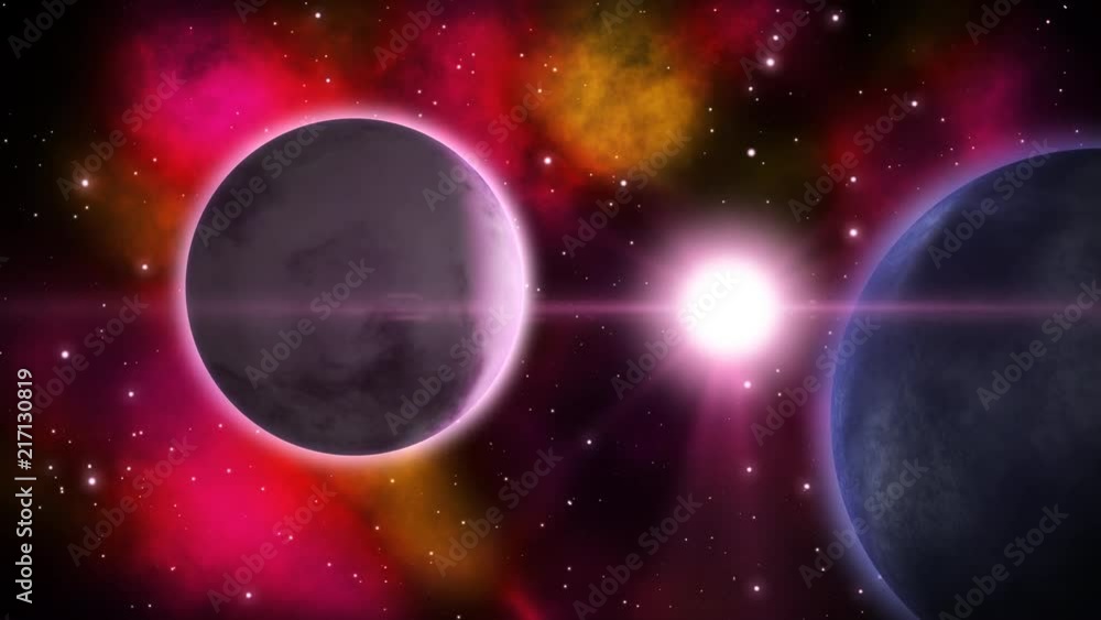 Sci-fi Space View. Loop. Sci-fi Space View. Loop.