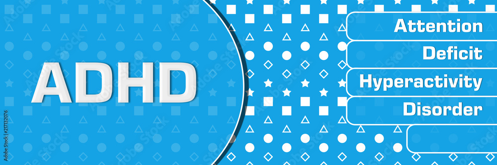 Photo & Art Print ADHD - Attention Deficit Hyperactivity Disorder Blue ...