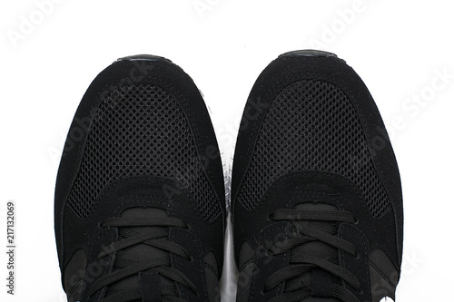 women's sports shoes isolated on white background.