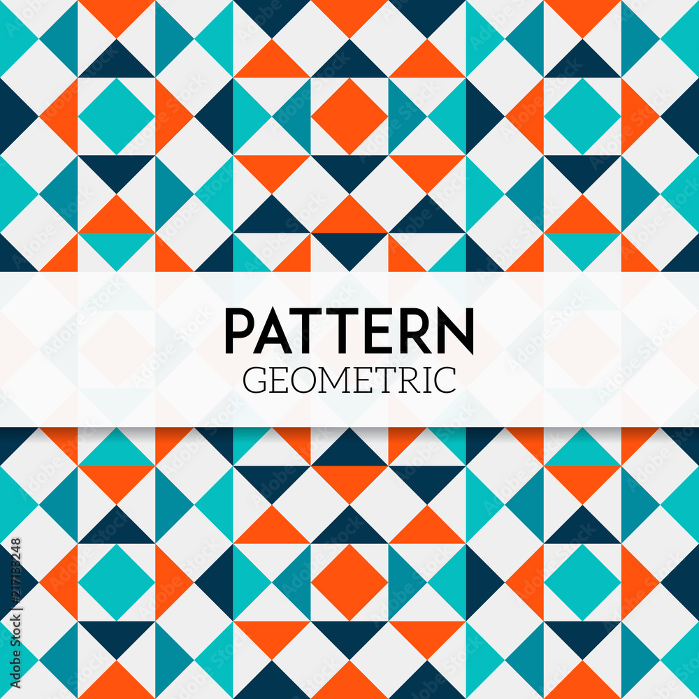 Background Pattern Geometric Retro Color Background Pattern Geometric Retro Color