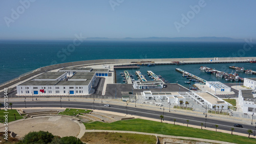 Views of the port of Tangier