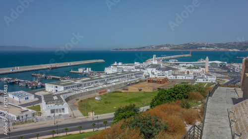 Views of the port of Tangier