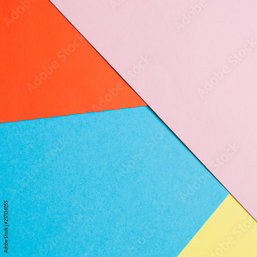 Modern material design background. Colorful paper backdrop.