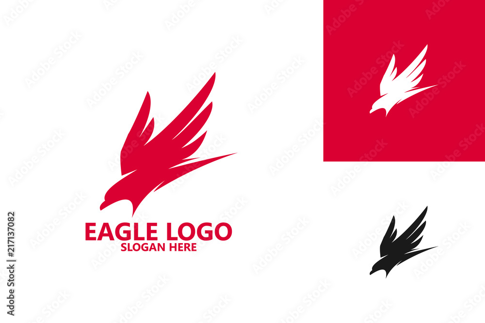 Fototapeta premium Eagle Logo Template Design Vector, Emblem, Design Concept, Creative Symbol, Icon
