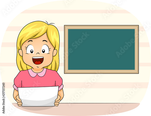 Kid Girl Newscaster School ...