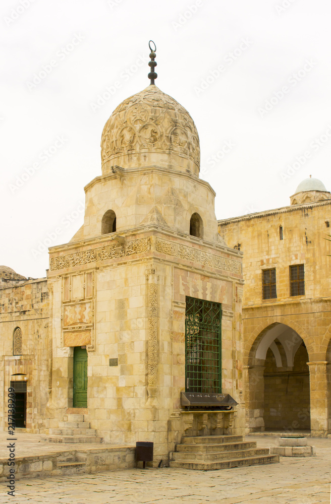 A Domed Shrine on the Temple MountaThe Some of the domed shrines on The Temple Mount in Jerusalem Israel