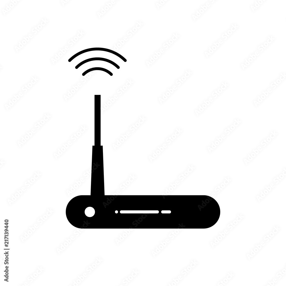 router line icon, outline and solid vector logo router line icon, outline and solid vector logo