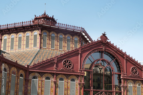 Photography Mercat de Sant Antoni market in Barcelona, Spain
