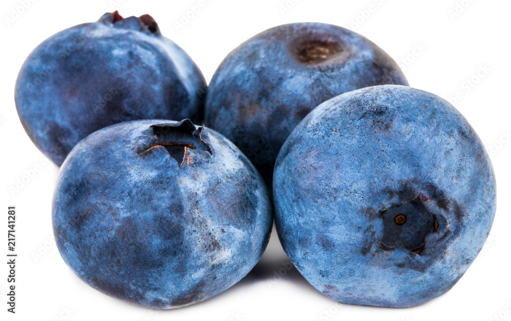Blueberries isolated on white background. Clipping path Blueberries isolated on white background. Clipping path