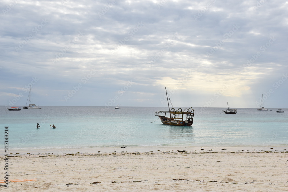 Obraz premium sansibar nungwi beach