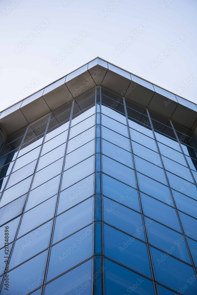 Symmetric modern design building Symmetric modern design building