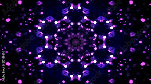 Colorful Shiny and Hypnotic Kaleidoscope