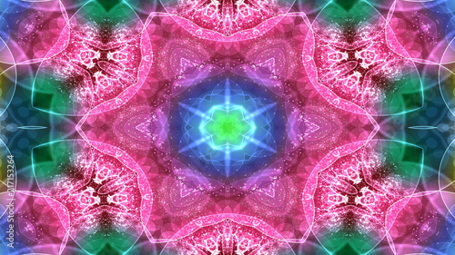 Colorful Shiny and Hypnotic Kaleidoscope