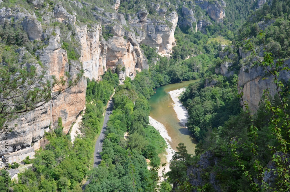Route des Gorges du Tarn (Tarn Canyon road), France