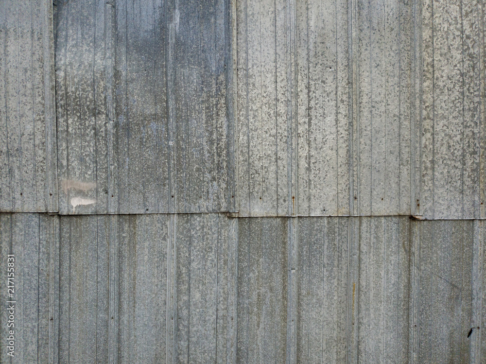 Naklejka premium Texture of corrugated metal