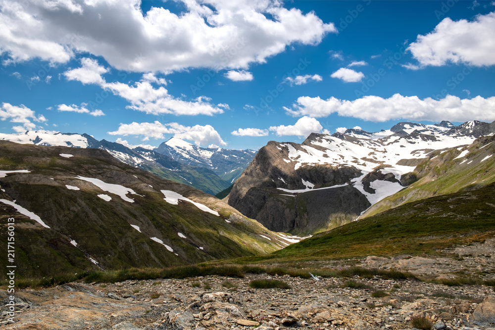 Alpenpanorama in Frankreich, Route des Grandes Alpes
