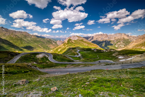 Bild auf Leinwand Alpenstraße Frankreich, Route des Grandes Alpes