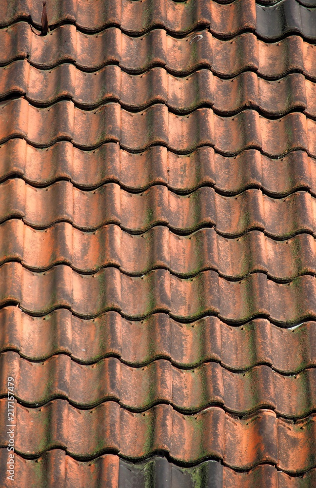 rote Dachpfannen Hintergrund rote Dachpfannen Hintergrund