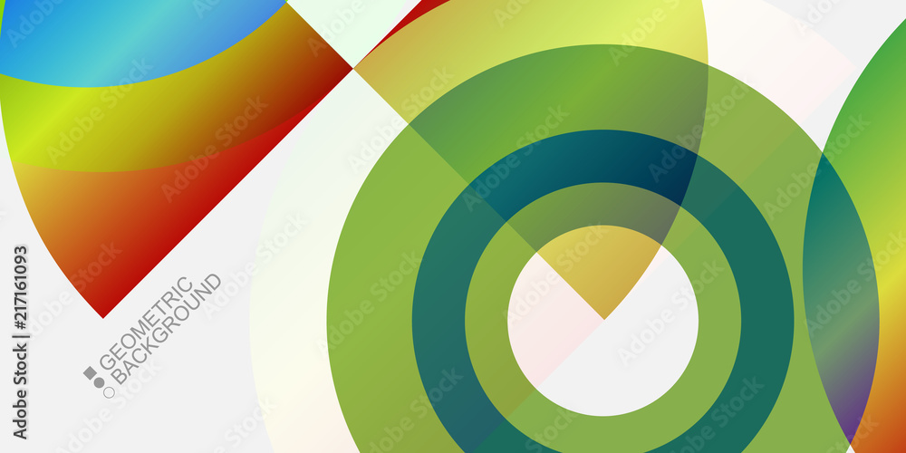 Geometric colorful abstract background