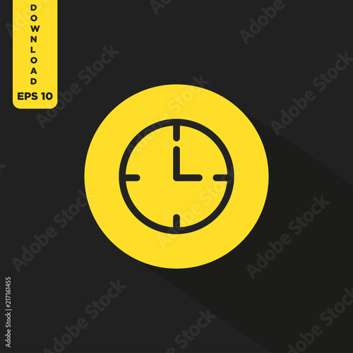 Outline  Warning Icon isolated on grey background. Modern simple flat symbol for web site design, logo, app, UI. Editable stroke. Vector illustration. Eps10