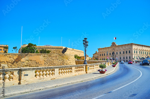 The mansions of Valletta, Malta photo