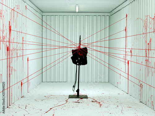 Forensic blood spatter tracking