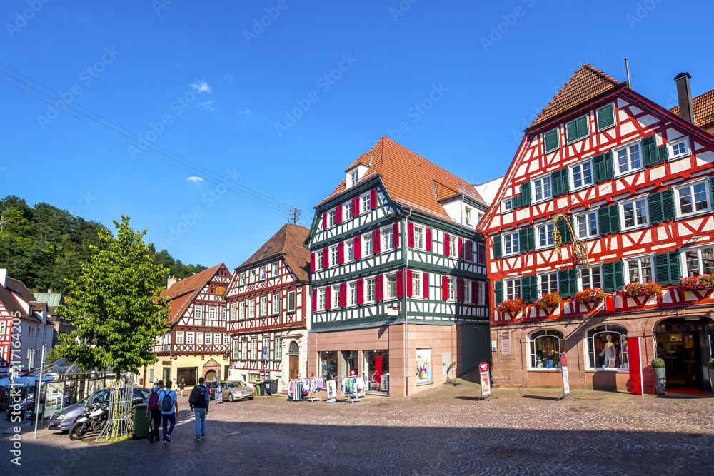 Fototapeta premium Calw, stare miasto