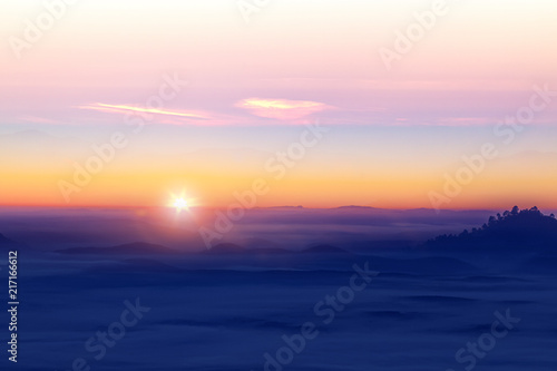 Wallpaper Mural The sun rise in the morning. Torontodigital.ca