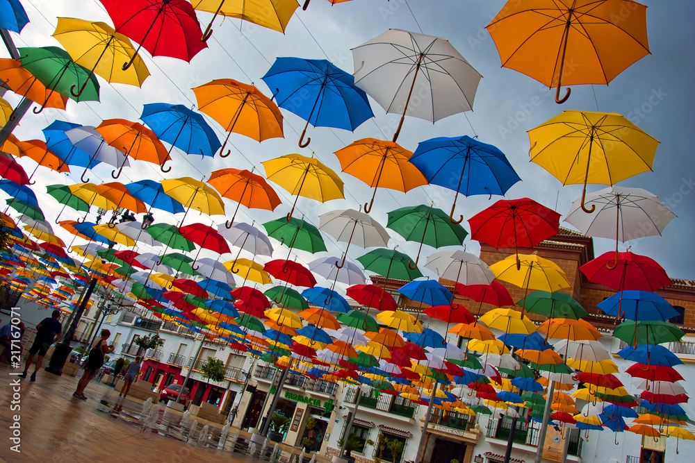 Obraz premium Plaza de la Constitución Torrox Axarquia Andalusia Costa Del Sol Hiszpania