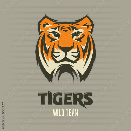 Tiger - logo, icon, illustration
