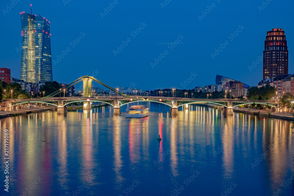 Naklejka premium EZB Tower in Frankfurt am Main