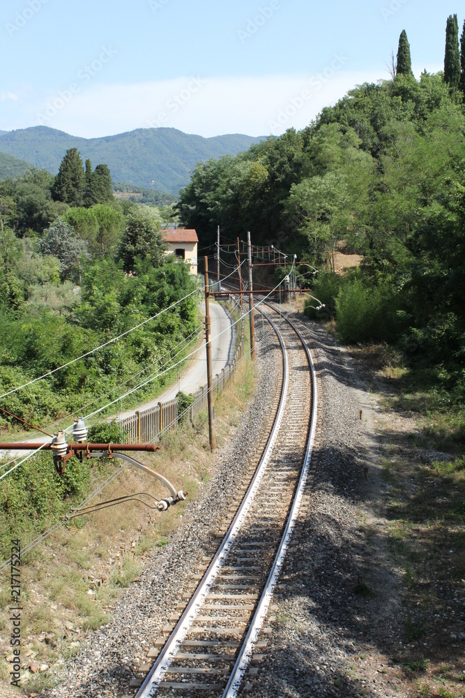 Fototapeta premium ferrovia porrettana 