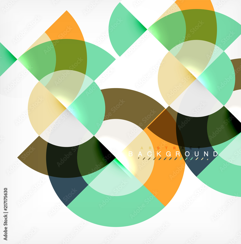 Modern circle abstract background Modern circle abstract background
