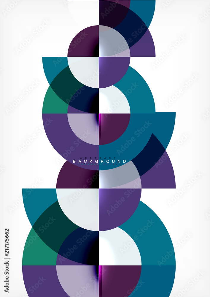 Modern circle abstract background Modern circle abstract background