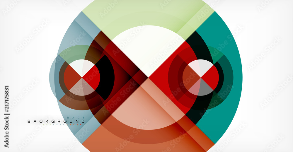 Vector circle abstract background Vector circle abstract background
