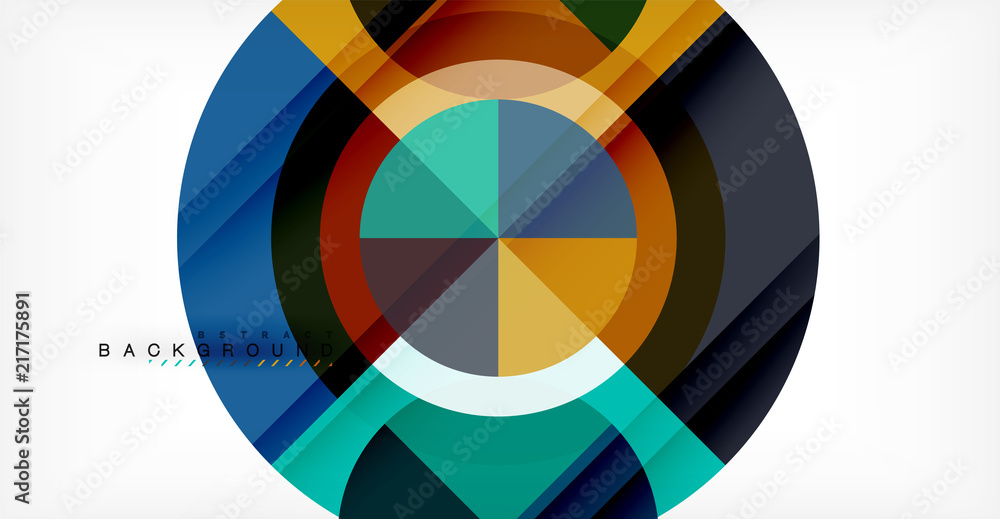 Vector circle abstract background Vector circle abstract background