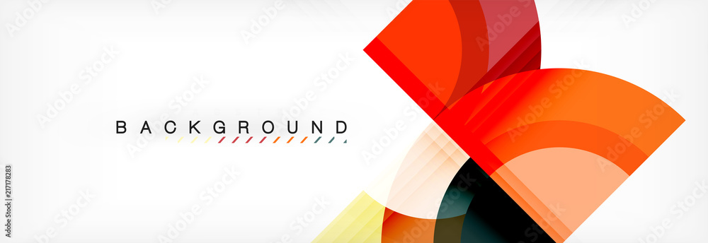 Vector circular geometric abstract background Vector circular geometric abstract background