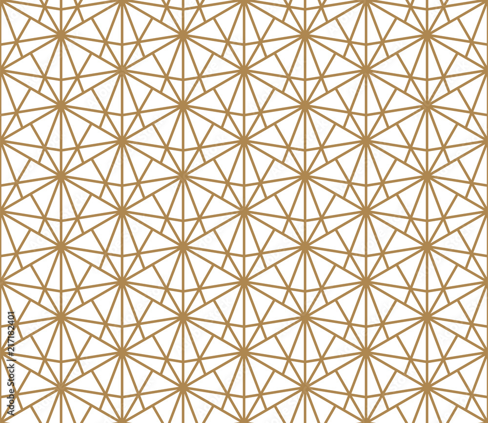 Seamless pattern based on Japanese ornament Kumiko Seamless pattern based on Japanese ornament Kumiko