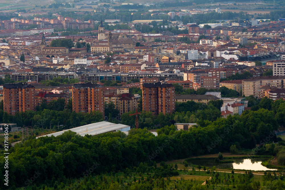 Panorama of Vitoria-Gasteiz, Spain
