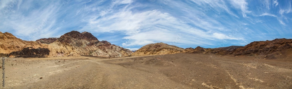 Panoramic view of Desolation Canyon in Death Valley National Park