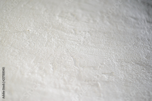 White Cement Plaster Wall Texture. Clear Blank Background