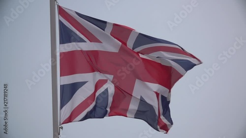 British Flag in Slow motion