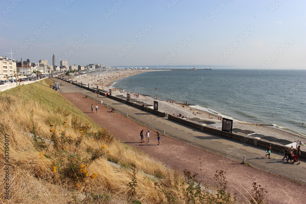 Le Havre et promenade de Sainte-Adresse (vue panoramique)